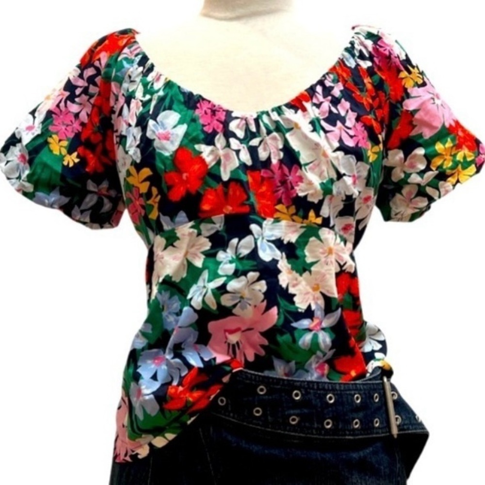 Old Navy Multicolor Floral Blouse